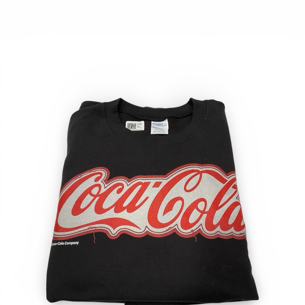 Coca-Cola unisex crewneck sweatshirt 2 XL Black New w/o tags